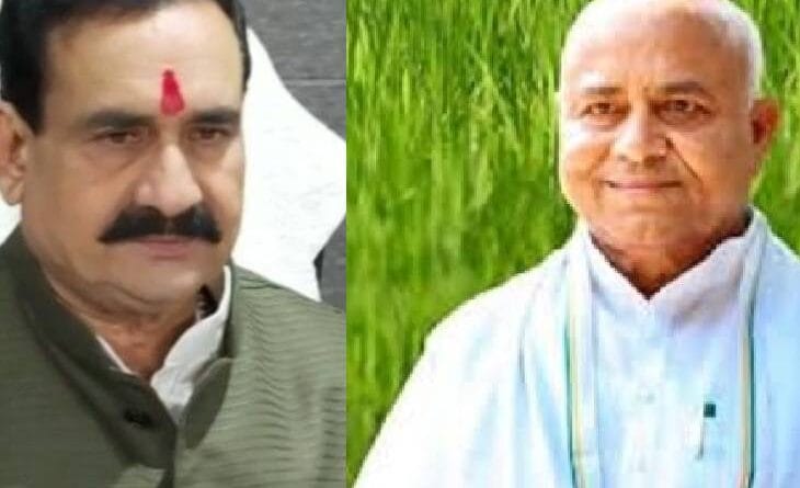 narrotam mishra attacked on kamalnath, mp news