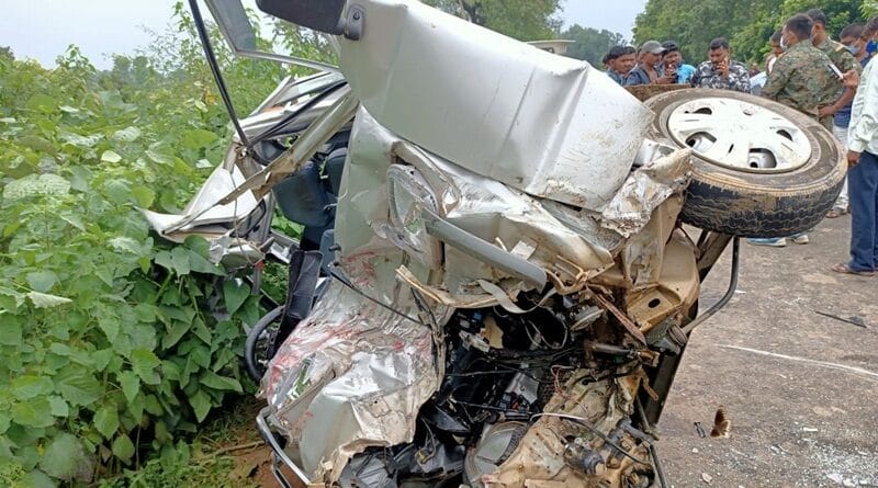 car accident in jabalpur mama bhanji dead in accident in satna