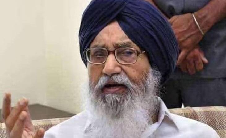 Former Punjab CM Parkash Singh Badal passed away, breathed his last at the age of 95, punjab former CM, death