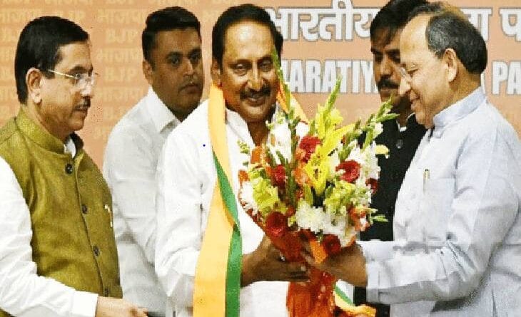 congress leader N kumar reddy joined BJP today in delhi