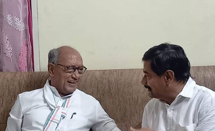 Digvijay Singh said - Deepak is with us, it is a good fortune for us; Told Kailash Joshi as an ideal politician, deepak joshi, digvijay singh, congress news, political news, कांग्रेस, दिग्विजय सिंह, दीपक जोशी