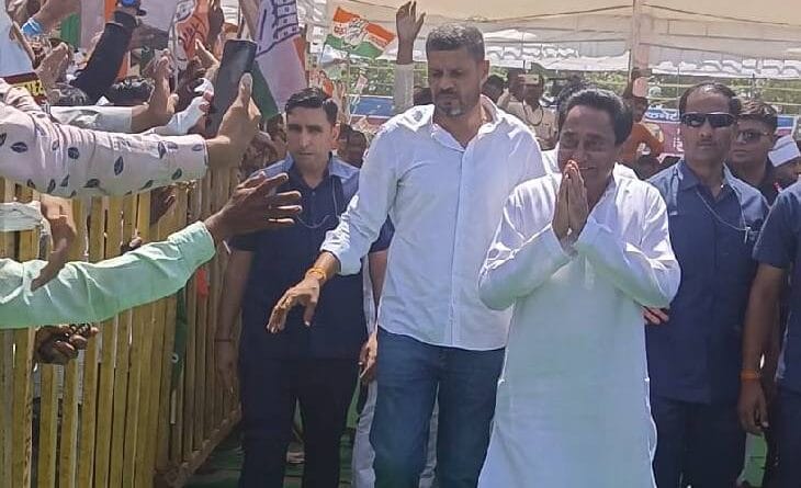 Congress Kisan Sabha in Morena, Kamal Nath said – Shivraj is washing away his sins with Ladli Yojana, kamalnath, morena news, MP politics, congress news