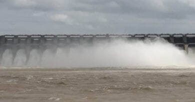 Narmada close to danger mark in Narmadapuram, Ken river overflows in Khajuraho, bargi dam, weather news, barish updates, MP news