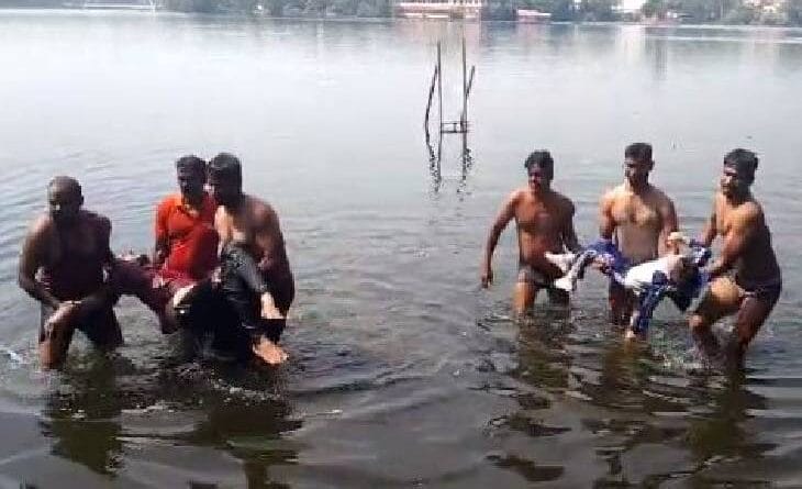 In Bhopal, after throwing his 7 year old nephew into the pond, he himself jumped in, both died, bhopal updates, bhopal, MP news, kalluram news, daily updates, MP updates