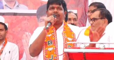 BJP candidate said - I will play the band of Kamal Nath-Nakul Nath. Said in the nomination rally - Pandhurna is not the stronghold of Kolkala people, it is the stronghold of Devgarh people, election 2023, MP election 2023, kalluram news, MP news, MP updates, today updates, chhindwara