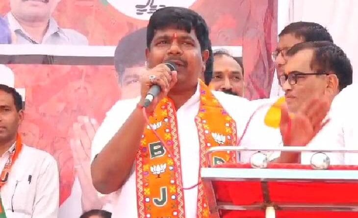 BJP candidate said - I will play the band of Kamal Nath-Nakul Nath. Said in the nomination rally - Pandhurna is not the stronghold of Kolkala people, it is the stronghold of Devgarh people, election 2023, MP election 2023, kalluram news, MP news, MP updates, today updates, chhindwara