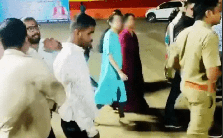 'Abhi to party shuru hui hai' song played in the garb, Bajrang Dal said - slutty will not continue, ujjain, kalluram news, garba rukus, mp news, today updates, MP updates today