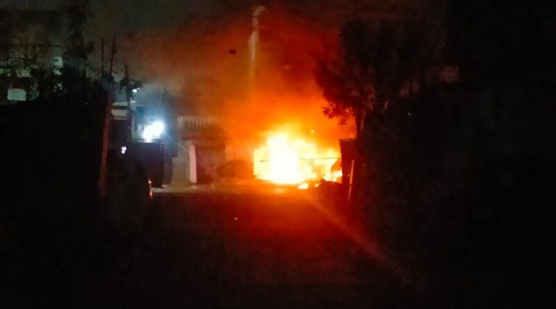 Fire in gas cylinder warehouse in Khandwa, blast happening every 10 minutes; evacuated the area, accident, fire in khandwa, khandwa, kalluram news