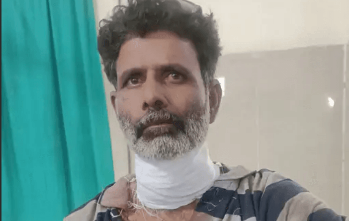 Throat cut by China string while riding a bike, reached hospital drenched in blood, shajapur, kalluram news, cut throat with china thread, crime, today news, MP updates, today updates