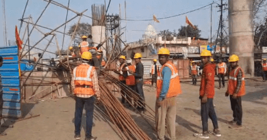 जबलपुर में निर्माणाधीन फ्लाइओवर का पिलर गिरा, मजदूर घायल 5 Pillar of flyover under construction fell in Jabalpur, laborer injured, jabalpur, kalluram news, accident