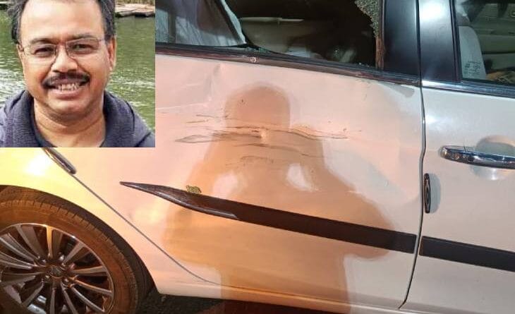 Senior IAS Ashok Barnawal's car crashes in Indore, officer safe, IAS Ashok banwal accident, Indore, Accident, Kalluram News,