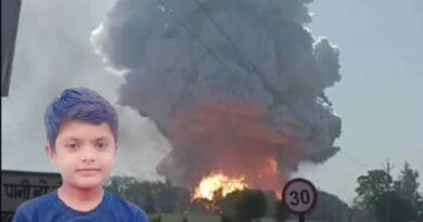 8 year old innocent died in Harda firecracker factory blast, was injured while saving his father, Harda Fire Cracker Blast, Kalluram News, Ashish Death, Harda Firecracker blast updates