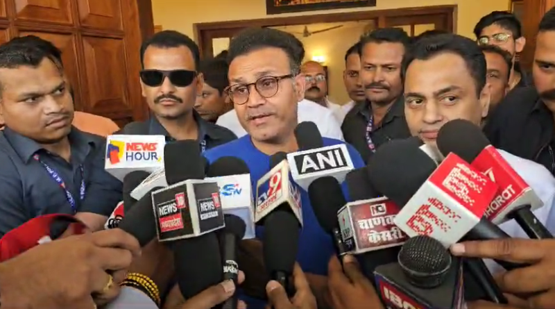 Cricketer Virender Sehwag said- IPL team should be formed in MP, said in Chhindwara- Big players will emerge from here, Kalluram News, Chhindwara, Sansad Cup, Virendra Sahvag