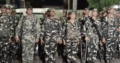 Police alert on Lok Sabha elections and festival, flag march taken out in Jabalpur, Flag March, Kalluram News, Jabalpur Police