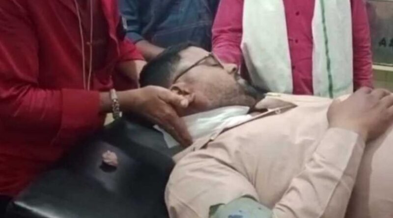 A BJP leader who was protesting against drugs in Jabalpur was stabbed, his throat pierced; The accused said – I had explained, but he did not agree, Jabalpur, Attempt to Murder, Kalluram News, Crime