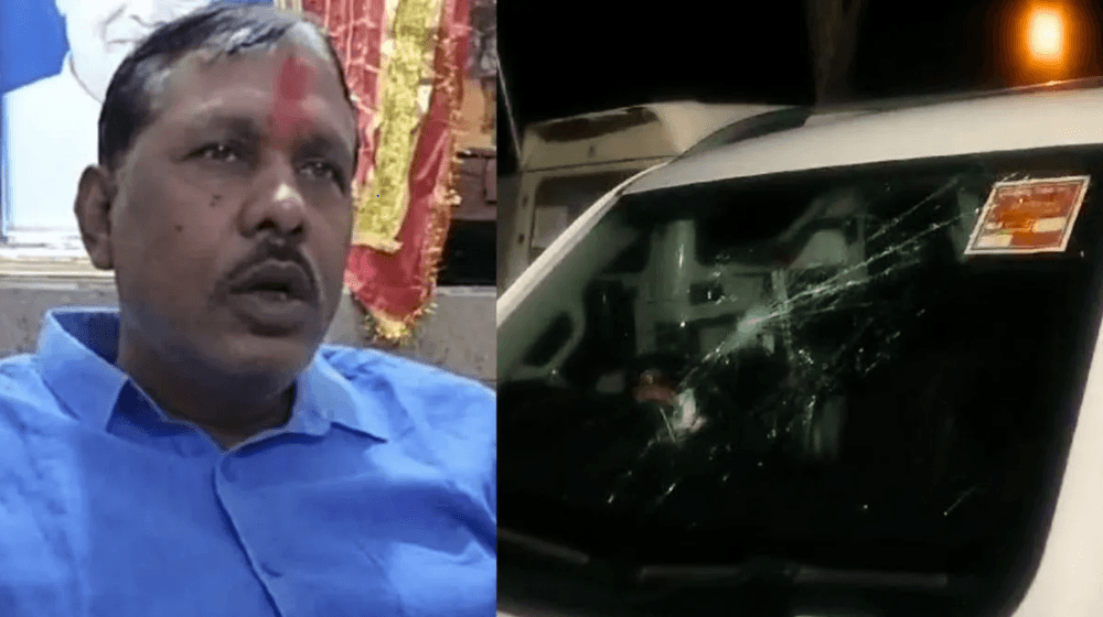 BJP विधायक की कार पर पत्थर से हमला, सागर में शादी से लौट रहे थे वीरेंद्र लोधी 1 BJP MLA's car attacked with stones, Virendra Lodhi was returning from a wedding in Sagar, Kalluram News, Sagar, BJP MLA, Virendra Lodhi