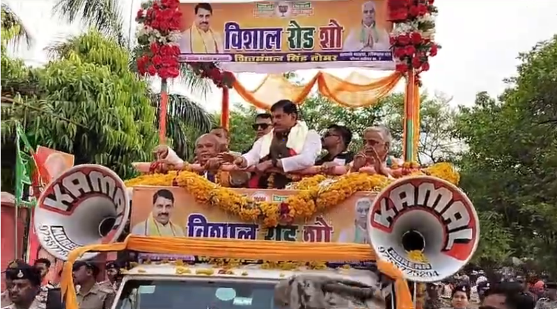 CM Mohan Yadav did a road show in Morena, said- Congress high command should take action against Jitu Patwari, Morena, Loksabha Election 2024, Kalluram News, Today Updates, MP BJP, Dr. MOhan Yadav