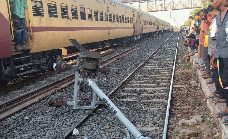 OHE cable broken on Jabalpur-Itarsi track, more than 12 trains affected since 5:30 pm, Train Route, Kalluram News, Today Updates, MP News, Narmadapuram