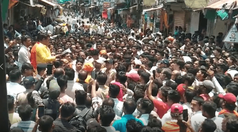 Maha Aarti was performed in the temple of Ratlam where the cow's head was thrown, said - bring the real conspirator forward, Ratlam, Kalluram News, Today Updates