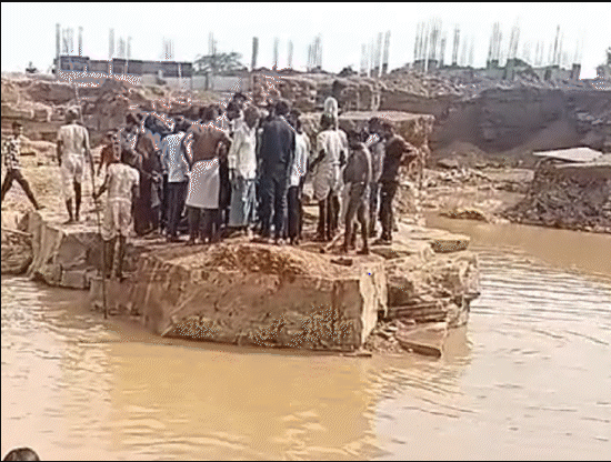 Two brothers drowned in a mine pit in Sheopur, died, elder brother also jumped to save the younger one, Sheopur, Kalluram New, Today Updates, Accident