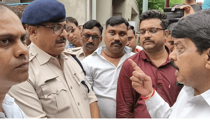 Former BJP minister's threat to CSP, said - I will enter the police station and kill, Congress MLA said - threatening officers is a mental disorder, Jabalpur, Kalluram News, Today Updates, Crime