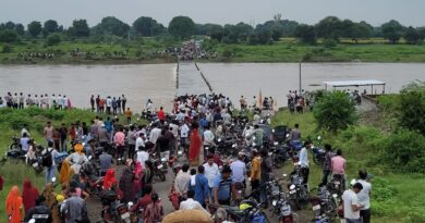 Family Washed Away In River Along With Bike In Mandsaur