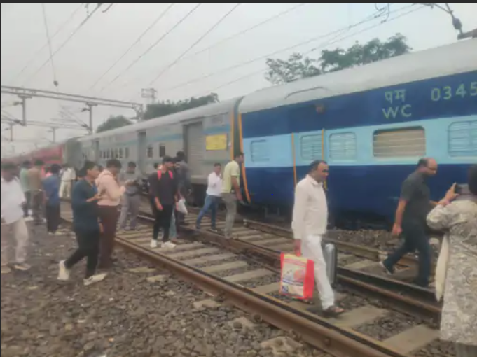 Overnight Express Train Derailed In Jabalpur