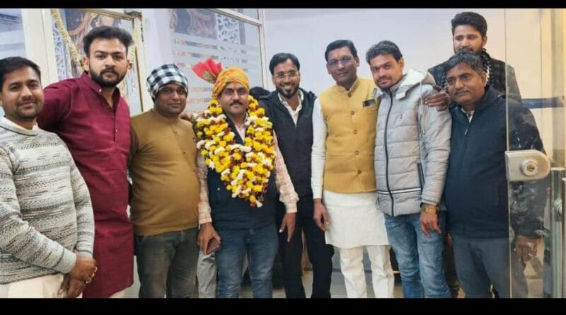 Laxman Raghuvanshi was made the BJP Patharia Mandal President