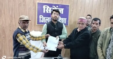 Administration issued notice to remove encroachment