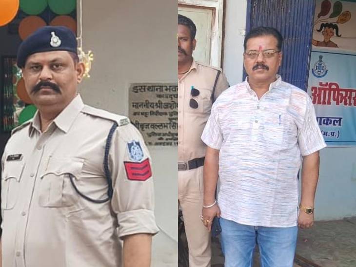 कटनी में थाने में पुलिसकर्मियों को दौड़ा-दौड़ाकर पीटा, दो घायल; पांच लोगों पर FIR 1 Policemen were chased and beaten at the police station in Katni
