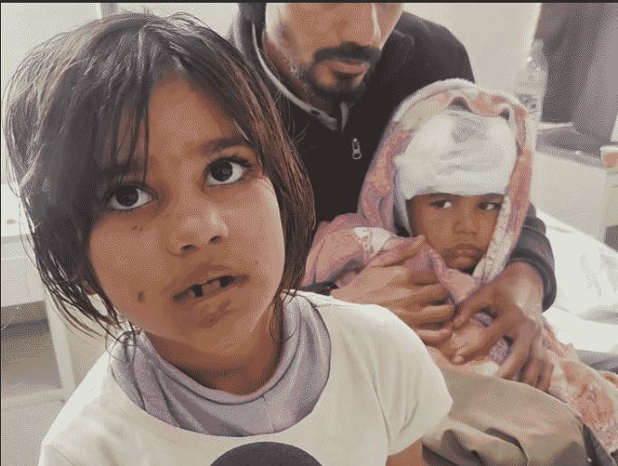 8-year-old girl fights dog to save younger brother In Rajgarh